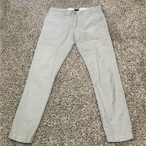 J.Crew Men’s 484 Slim Stretch Pants – Oxford Chambray, Size 30X32